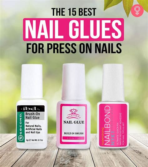 best press on nail glue.